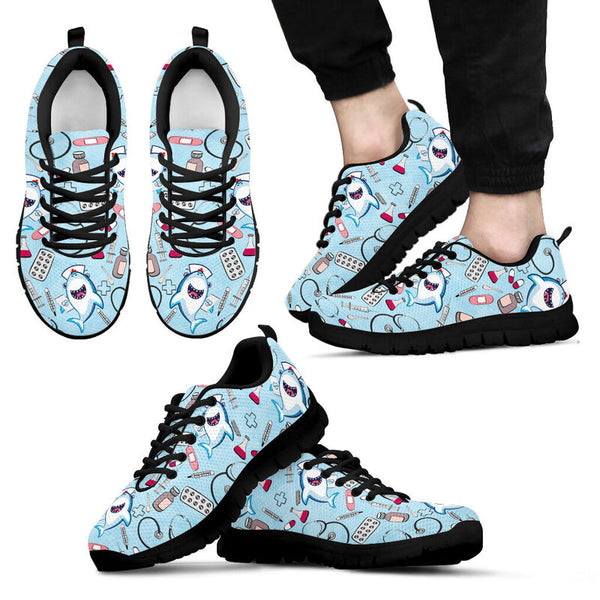 Nurse Shark Sneakers, Running Shoes, Shoes For Women, Shoes For Men, Custom Shoes, L- Love Sneakers