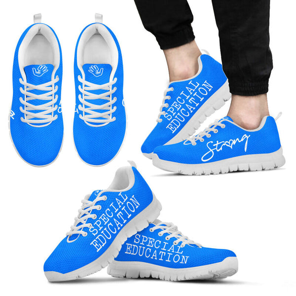 Special Education Blue Kd Sneakers, Running Shoes, Shoes For Women, Shoes For Men, Custom Sh- Love Sneakers