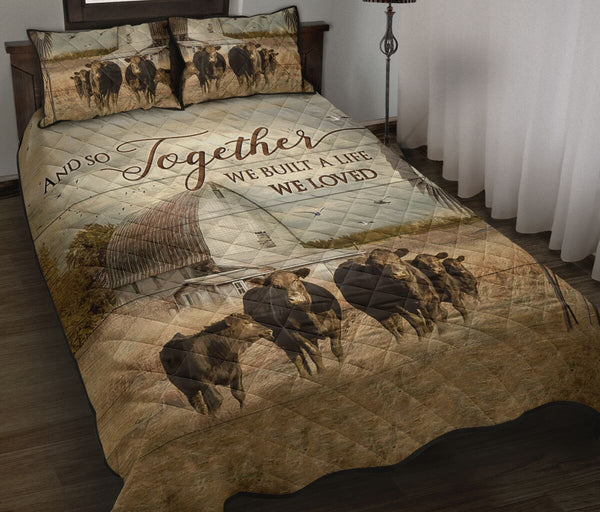 Quilt Bed Set - Cow - And So Together 37 - Love Quilt Bedding Set