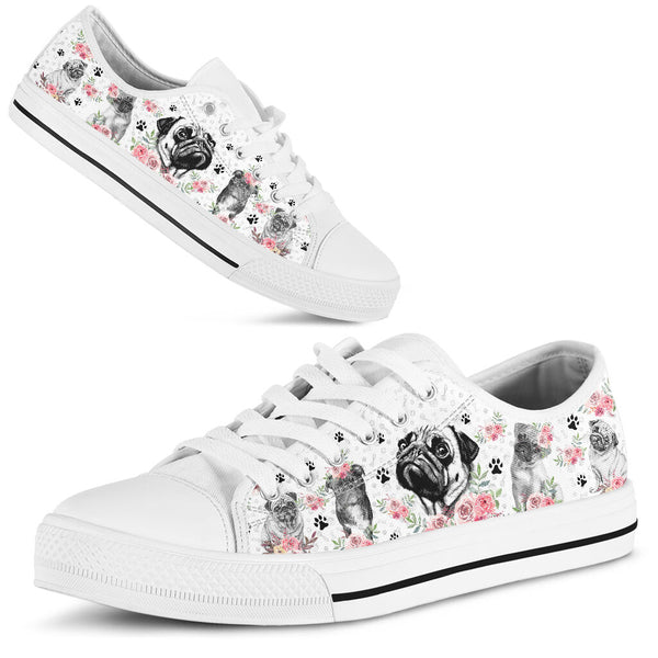 Low Top - Pug Shoe - Love Love Top Shoes
