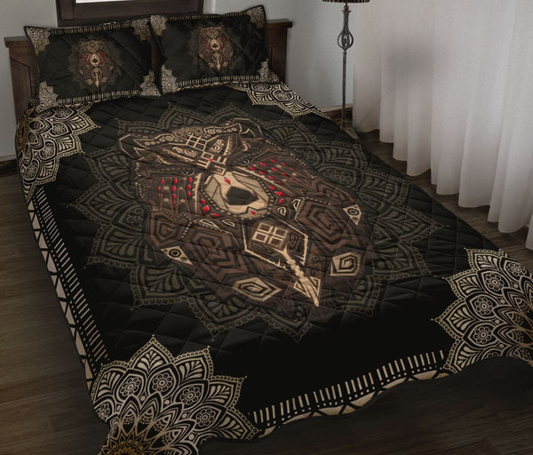 Bear Quilt Bed Set - Love Quilt Bedding Set