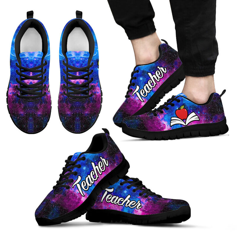 Teacher- Galaxy  Pink And Blue Camo Kd Sneakers, Running Shoes, Shoes For Women, Shoes For - Love Sneakers