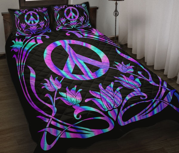 Quilt Bed Set - Hippie 23 - Love Quilt Bedding Set