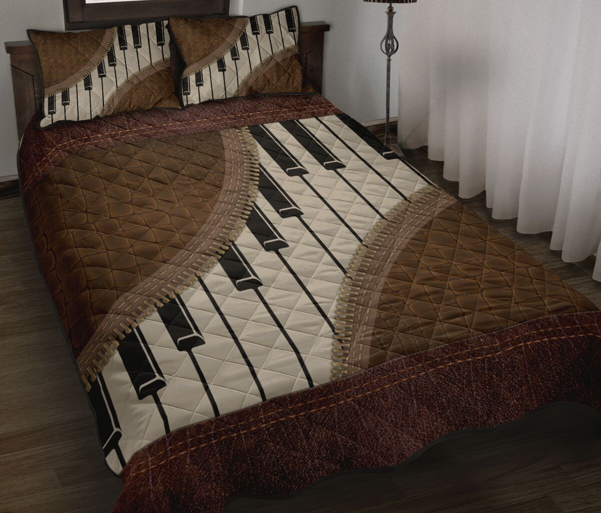 Leather Hobbies Quilt Bed Set - Love Quilt Bedding Set