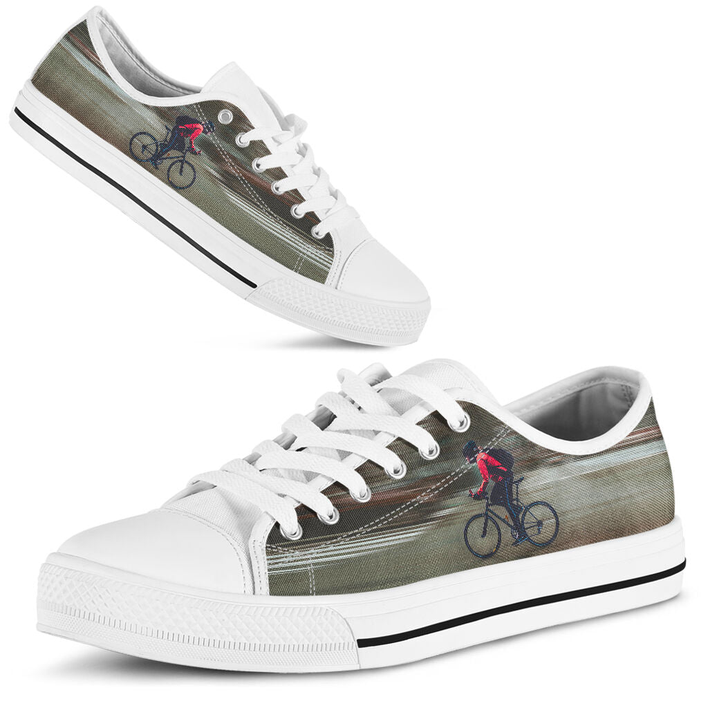 Cycling Fast - Low Top Shoe - Love Love Top Shoes