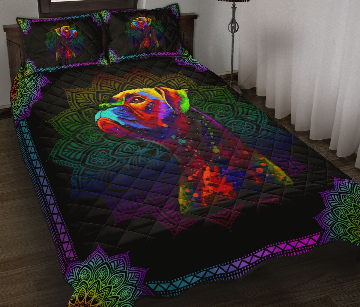 Quilt Bed Set - Boxer 74 - Love Quilt Bedding Set