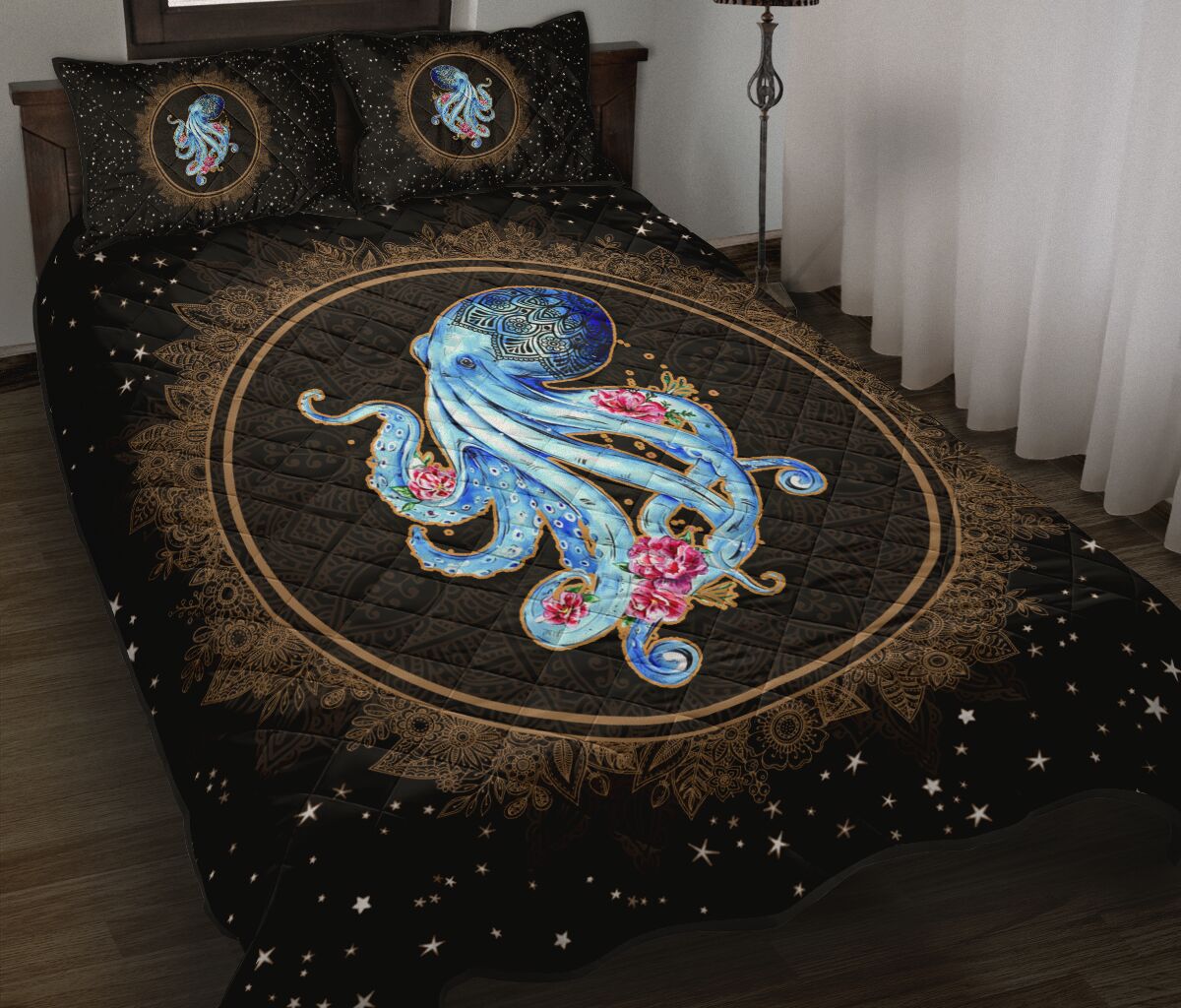 Quilt Bed Set - Octopus 15 - Love Quilt Bedding Set