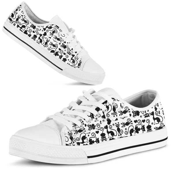 Cats White Low Top Shoes