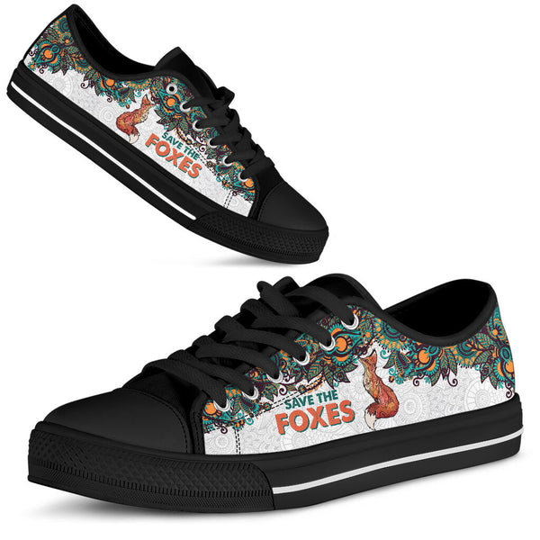 Save The Foxes - Fox Low Top Shoes