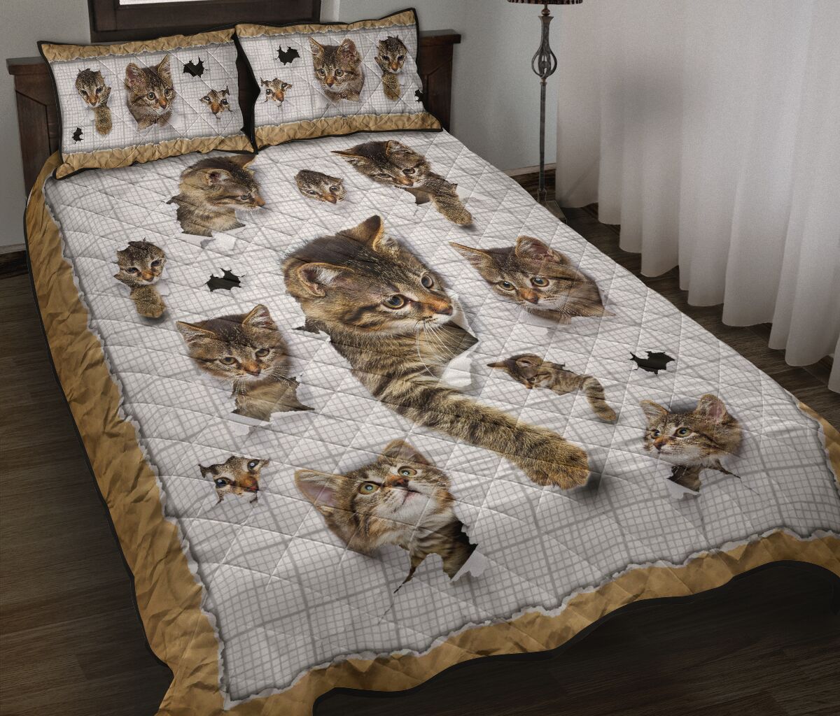 Quilt Bed Set - Cat 33 - Love Quilt Bedding Set