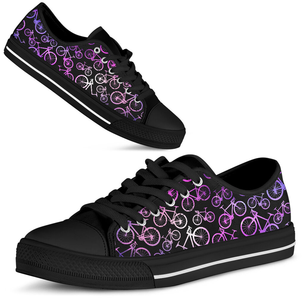 Cycling Purple Galaxy - Low TopShoe - Love Love Top Shoes