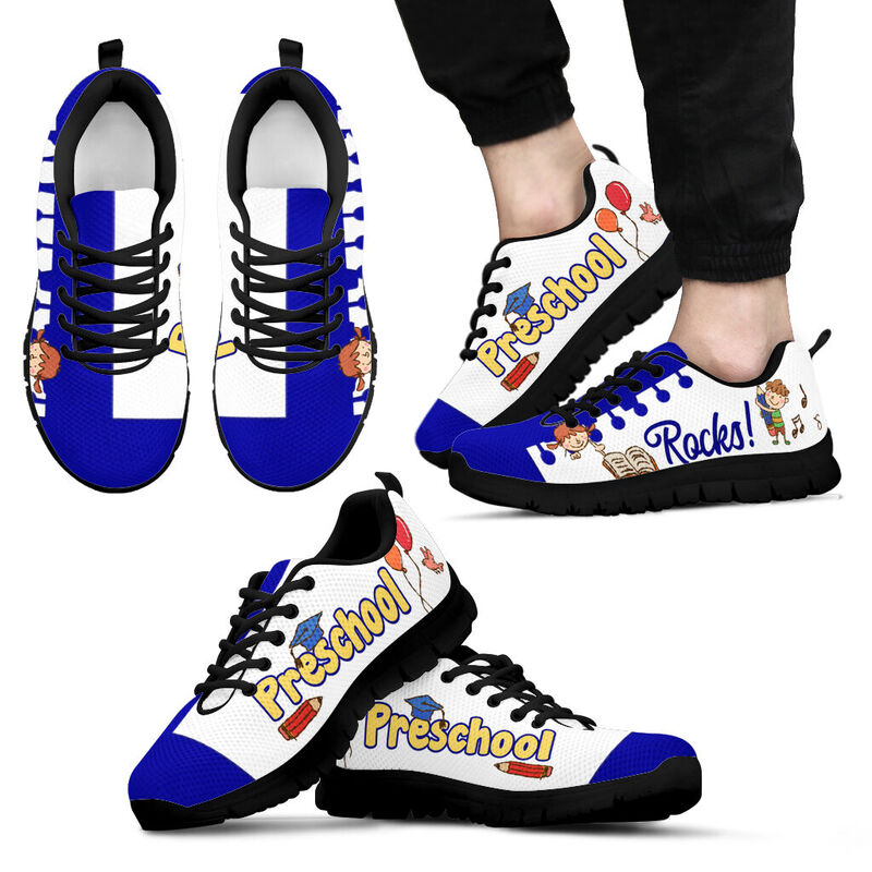 Preschool Rocks Navy White Kd Sneakers, Running Shoes, Shoes For Women, Shoes For Men, Cust- Love Sneakers