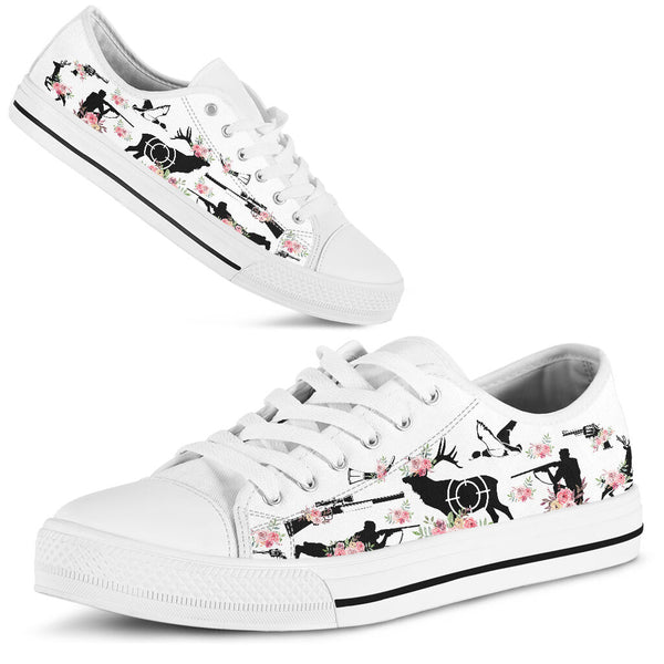 Low Top - Hunting - Flower Style Shoe - Love Love Top Shoes