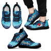 Teacher- Blue Swirl Sneakers, Running Shoes, Shoes For Women, Shoes For Men, Custom Shoes, L- Love Sneakers