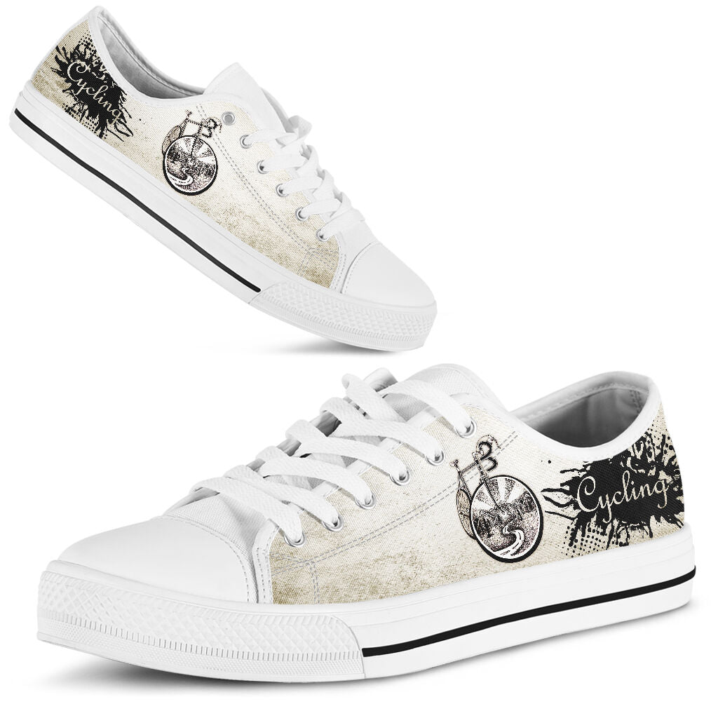 Cycling Vintage- Low Top Shoe - Love Love Top Shoes