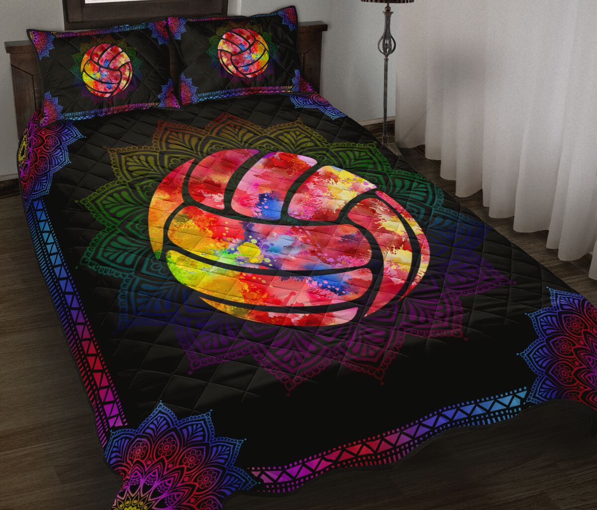 Quilt Bed Set - Volleyball 17 - Love Quilt Bedding Set