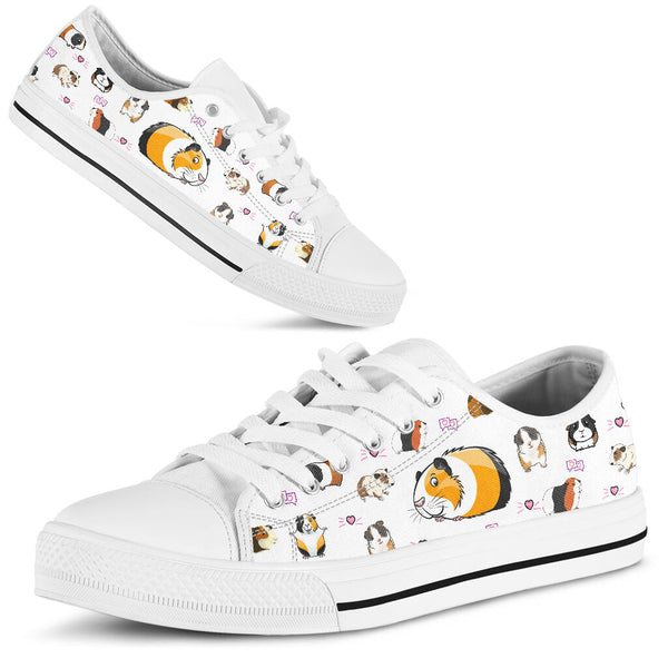 Guinea Pig White - Low Top Shoe - Love Love Top Shoes