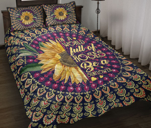 Quilt Bed Set - Hippie - Sunflower 64 - Love Quilt Bedding Set