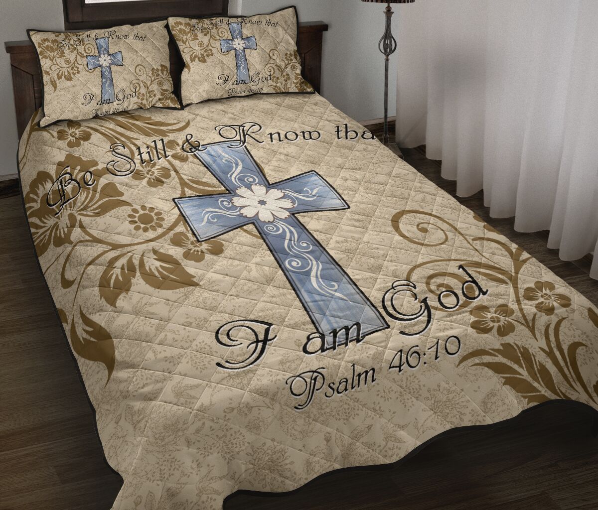 Cross Quilt Bed Set - Love Quilt Bedding Set