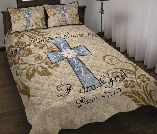 Cross Quilt Bed Set - Love Quilt Bedding Set