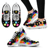 Child Care Abc Black Sole White Sneakers, Runni- Love Sneakers