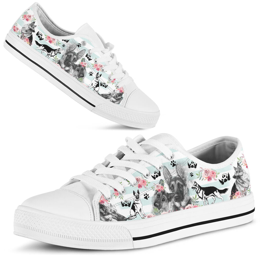 Low Top - German Shepherd Shoe - Love Love Top Shoes