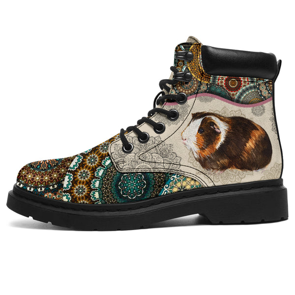 Guinea Pig - Vintage Mandala Asboot Sky - Love All Season Boots