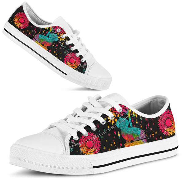 Dachshund Leaves Color - Low TopShoe - Love Love Top Shoes