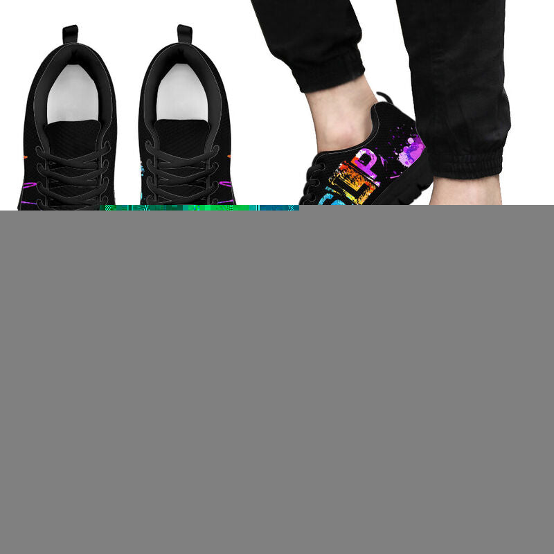 Slp Art Heartbeat Shoes Sneakers, Running Shoes, Shoes For Women, Shoes For Men, Custom Shoe- Love Sneakers