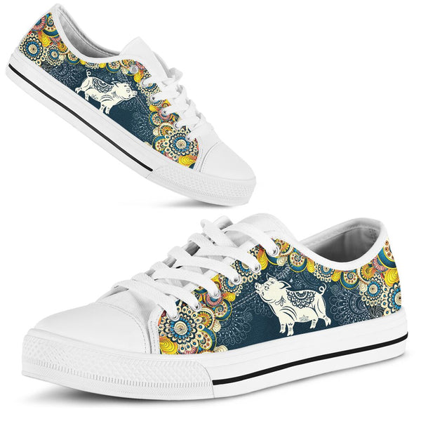 Pig Mandala FlowerShoes