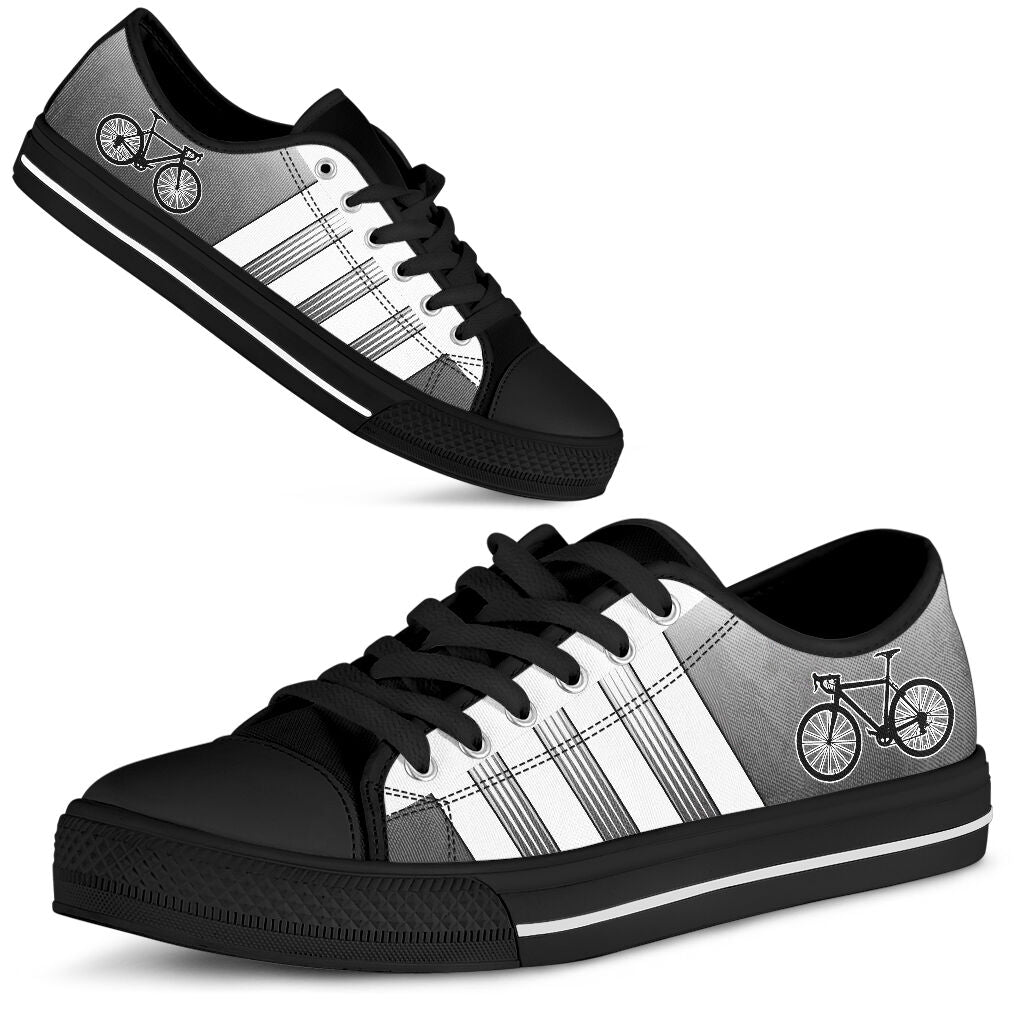 Cycling 4 Stripes - Low Top Shoe - Love Love Top Shoes
