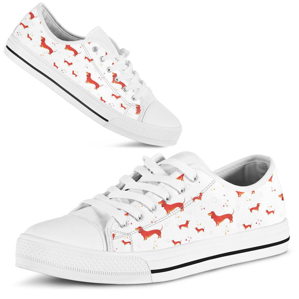 Dachshund Low Top - Dt01Shoe - Love Love Top Shoes
