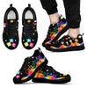 Childcare Abc Black Sole Black Sneakers, Runnin- Love Sneakers
