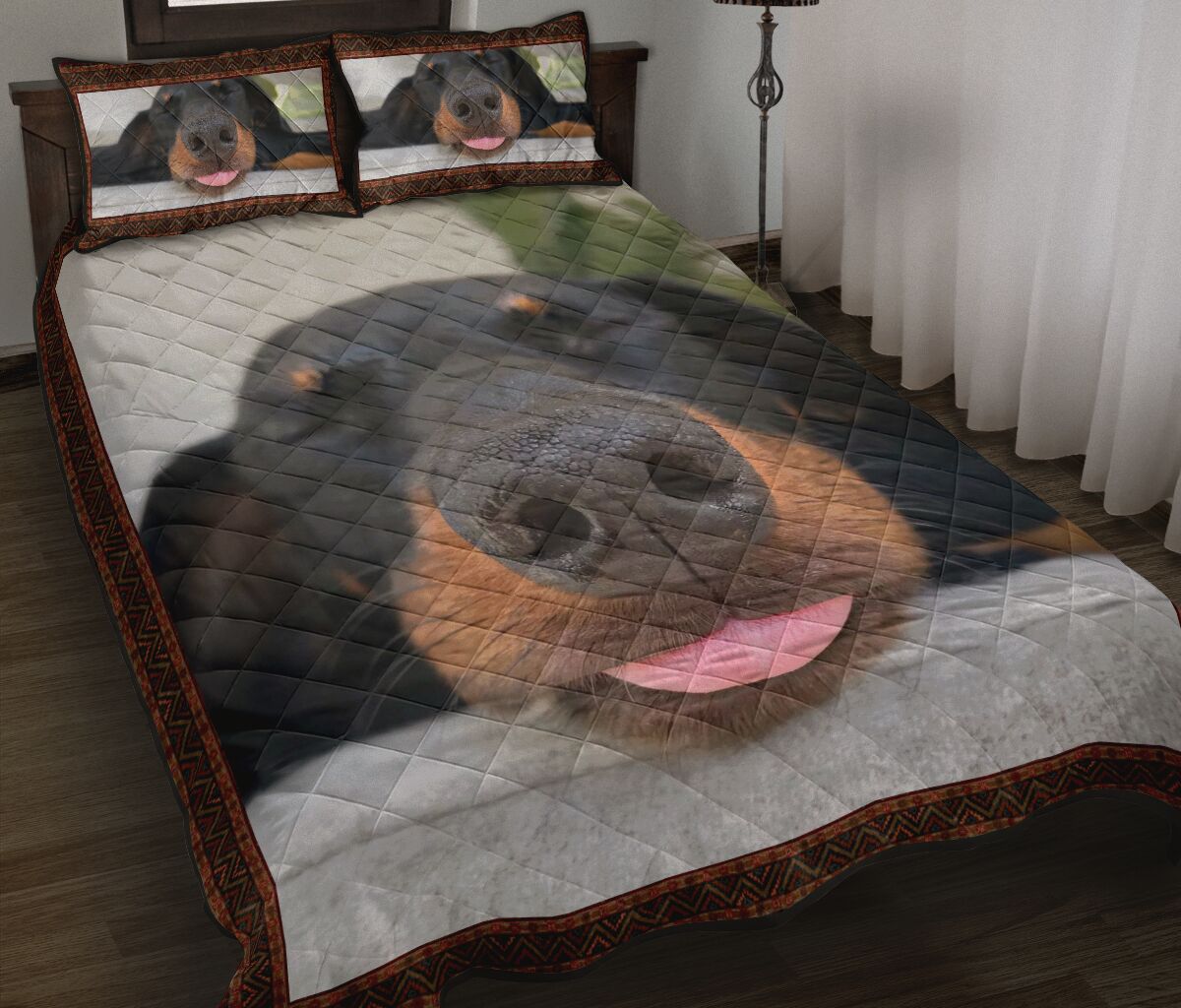 Dachshund Sleeping - Quilt Bed Set - Love Quilt Bedding Set