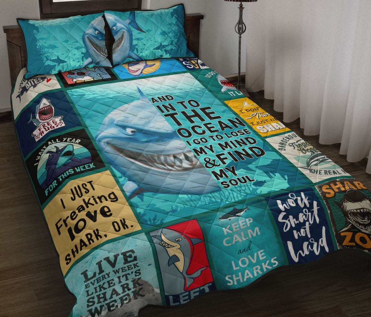 Shark My Soul - Bed Set - Love Quilt Bedding Set