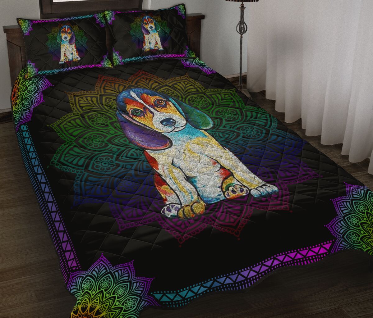 Quilt Bed Set - Beagle 30 - Love Quilt Bedding Set