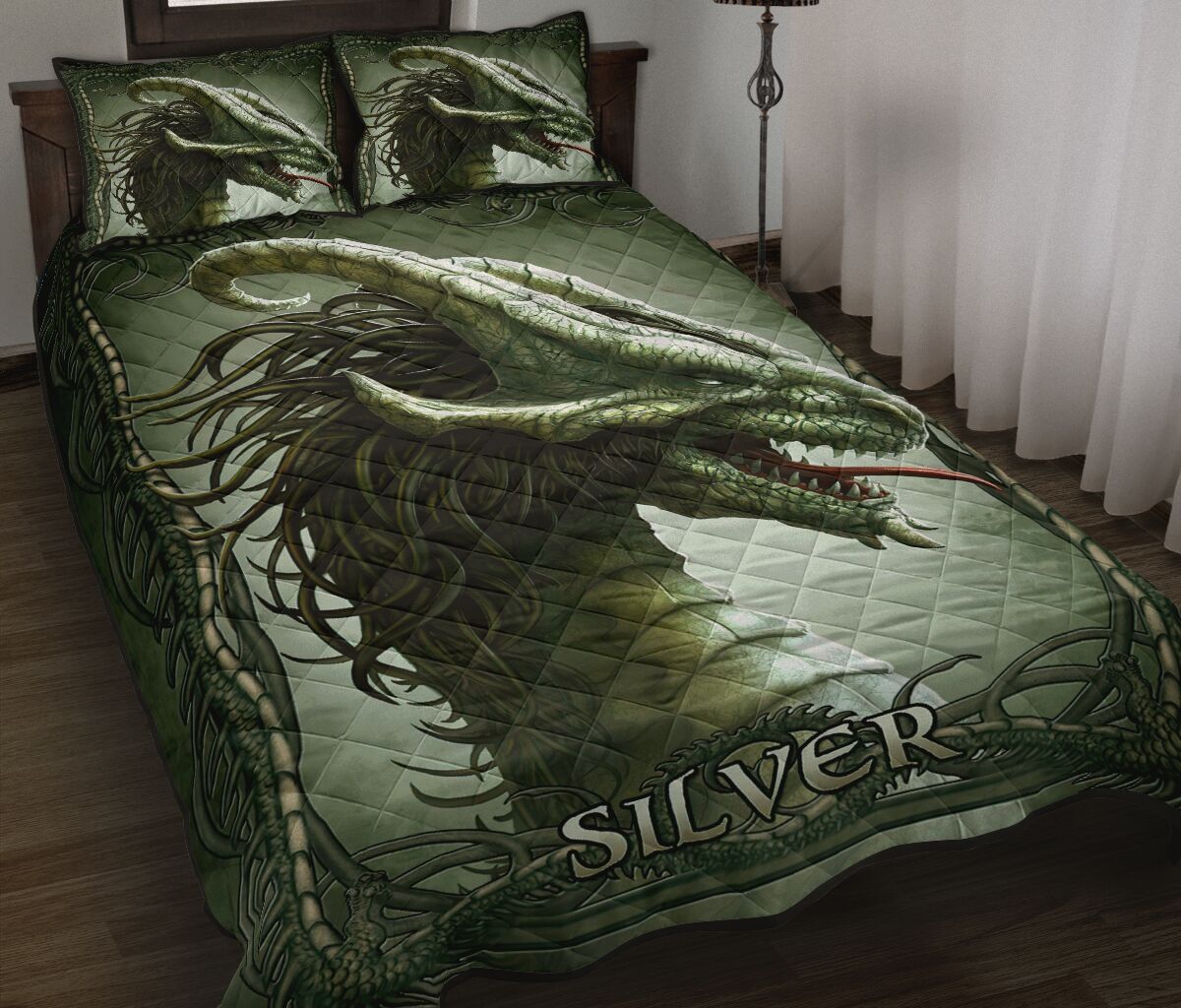 Dragon Qbs Quilt Bed Set - Love Quilt Bedding Set