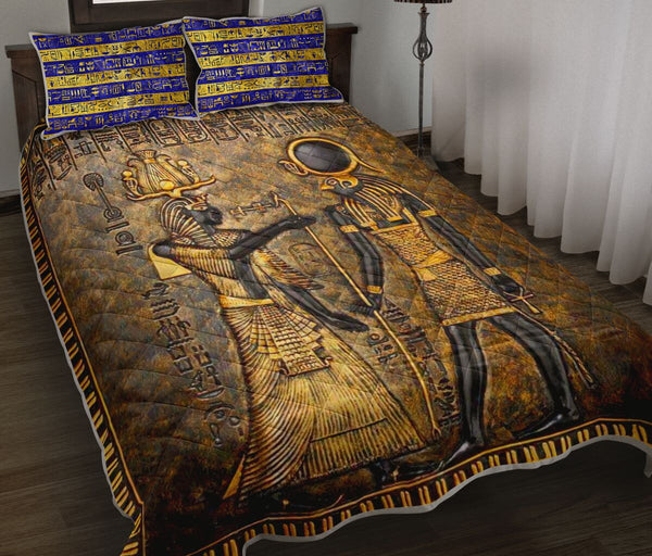 Ancient Egyptian Black - Bed Set - Love Quilt Bedding Set