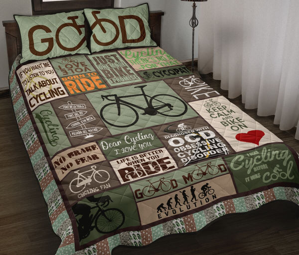Cycling Good - Bed Set- Love Quilt Bedding Set