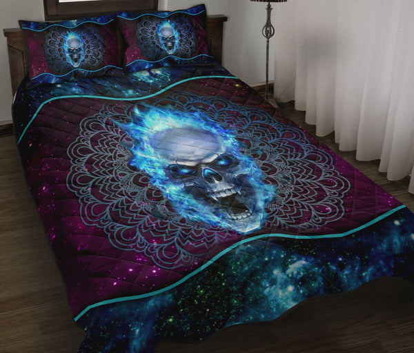 Quilt Bed Set - Skull 52 - Love Quilt Bedding Set