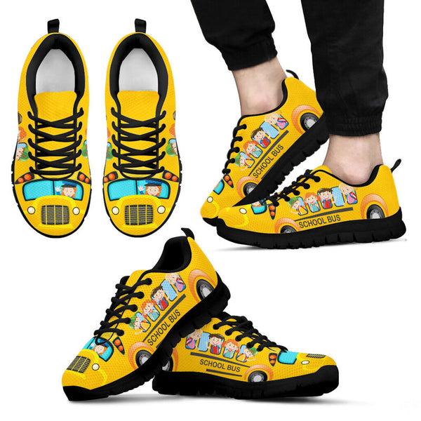 School Bus Woman Drive 2 Kd Sneakers, Runni- Love Sneakers