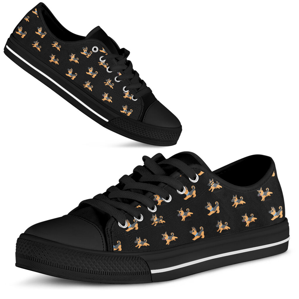 German Shepherd Low Top Shoes - Love Low Top Shoes