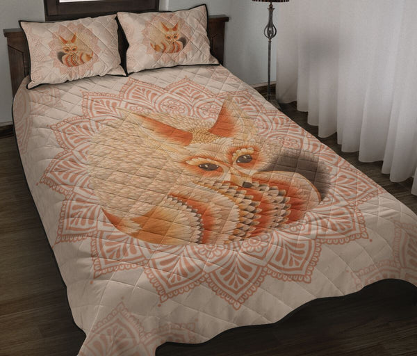 Fox Quilt Bed Set- Gift For Fox Lovers 53 - Love Quilt Bedding Set