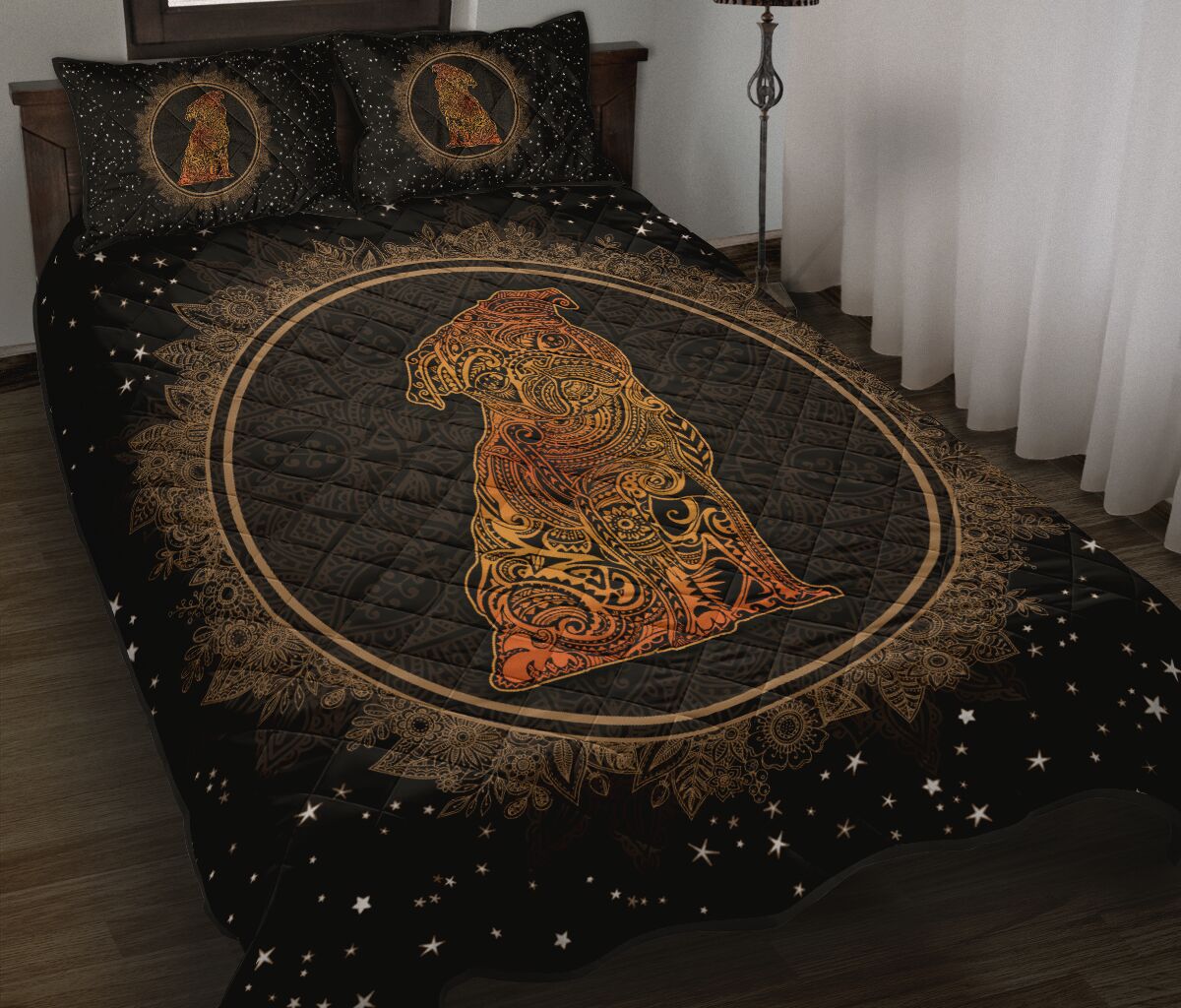 Quilt Bed Set - Pug 52 - Love Quilt Bedding Set