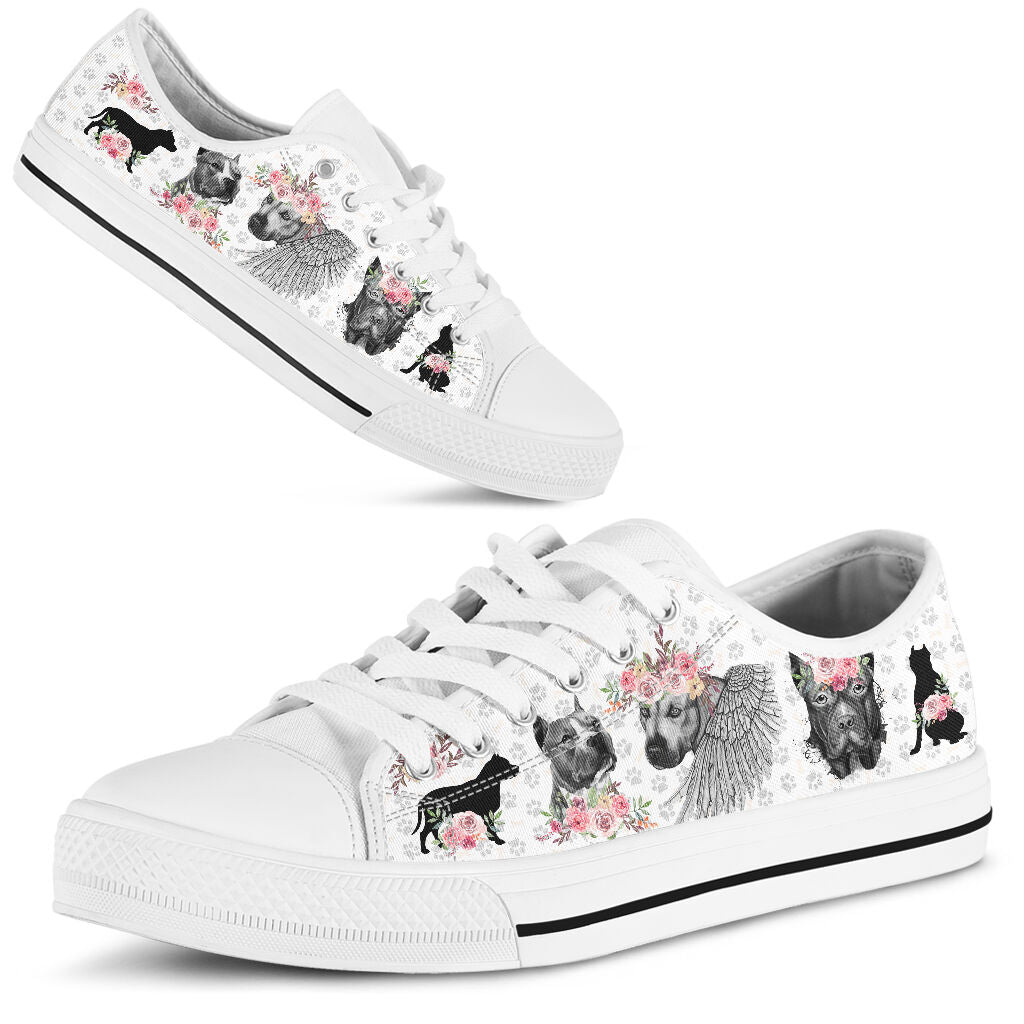 Dog - Pitbull - Low Top Shoe - Love Love Top Shoes