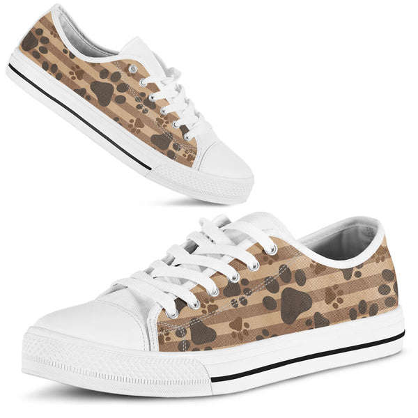 Dog Paw Alternating - Low Top - Dp Shoe - Love Love Top Shoes