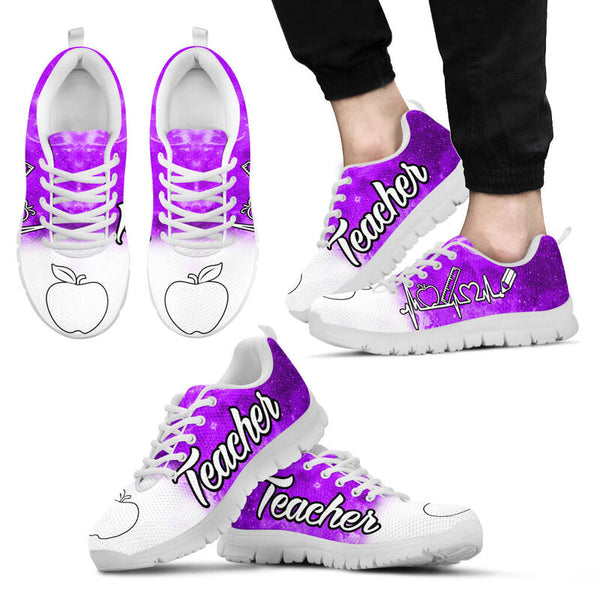 Teacher Galaxy Pw Sneakers, Running Shoes, Shoes For Women, Shoes For Men, Custom Shoes, L- Love Sneakers
