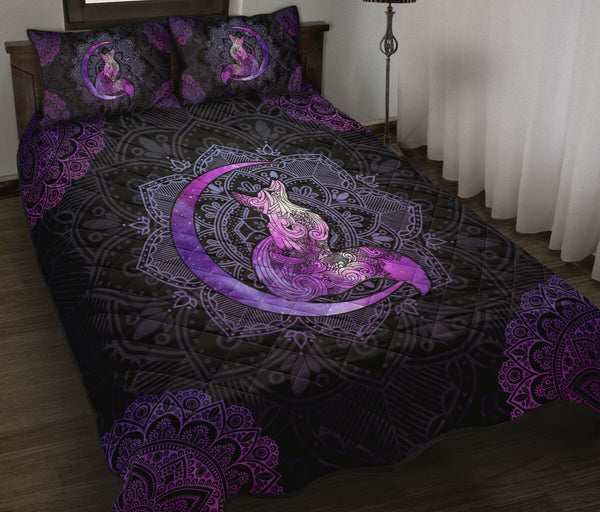 Fox - Mandala - Quilt Bed Set 62 - Love Quilt Bedding Set