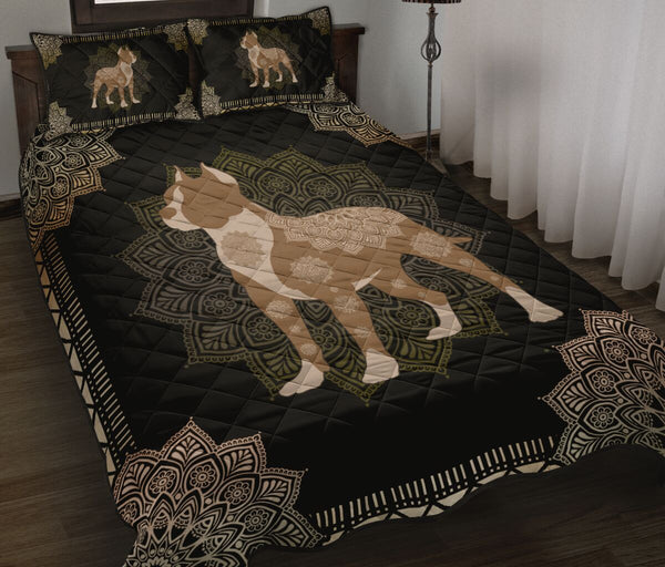 Pitbull Quilt Bed Set 12 - Love Quilt Bedding Set