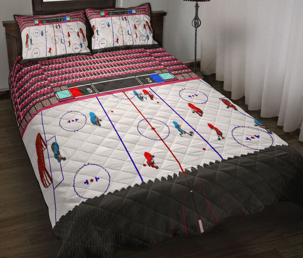 Hockey Game - Bed Set - Love Quilt Bedding Set